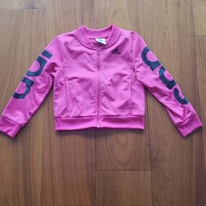 Toddler Girls Adidas Zip-up Jacket